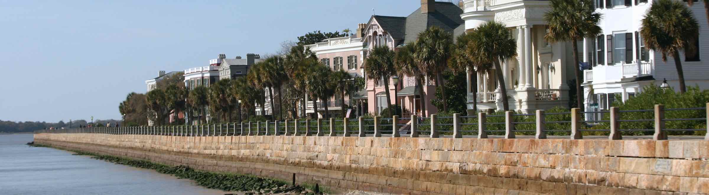 The Battery in historic downtown Charleston